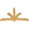 Ekena Millwork Davenport Rough Sawn Timber Gable Bracket, Western Red Cedar, 84"W x 56"H x 4"D x 6"F, 16/12 Pitch GBW084X56X0406DAV00RWR - alternate 2